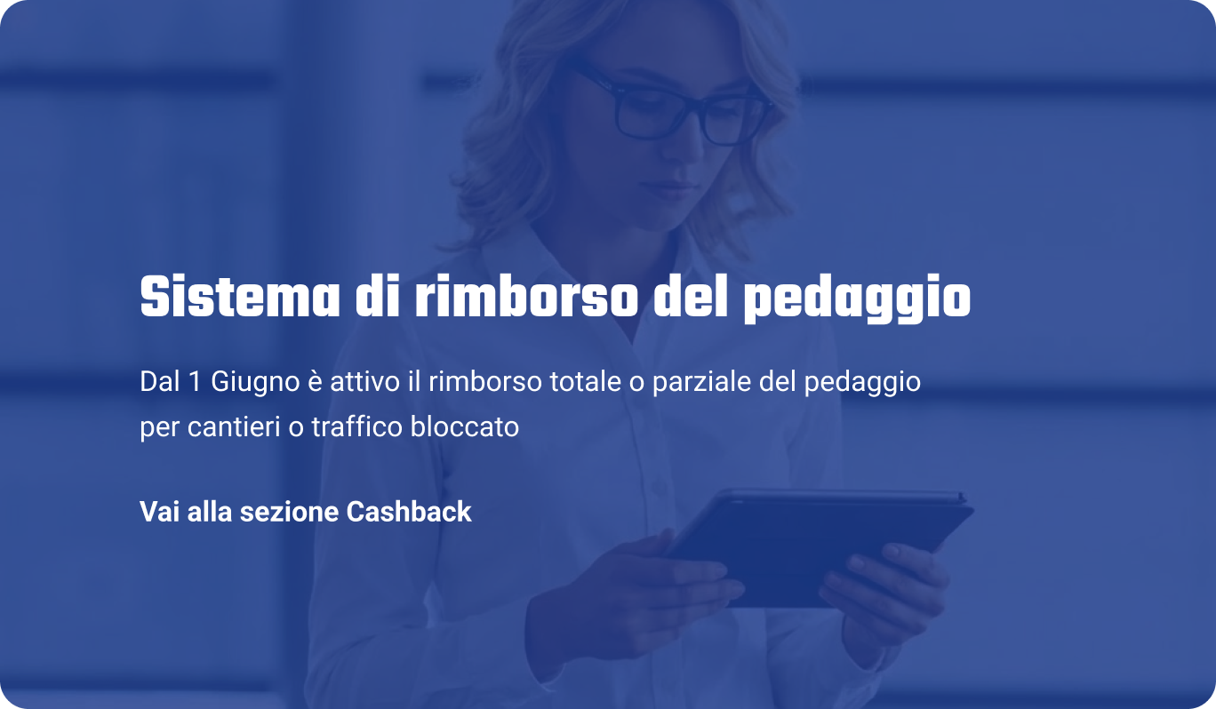 Sistema di rimborso del pedaggio
